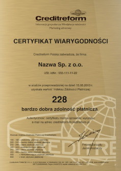 reliability_certificate